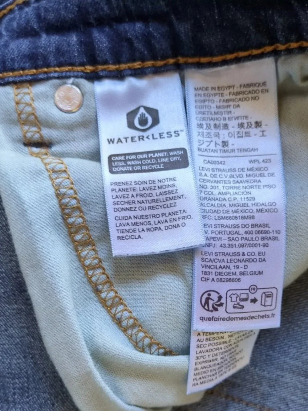 Levi's 505 Mens Regular Fit Denim Blue Jeans 40X29 (Actual Fit 38x28) Dark Wash